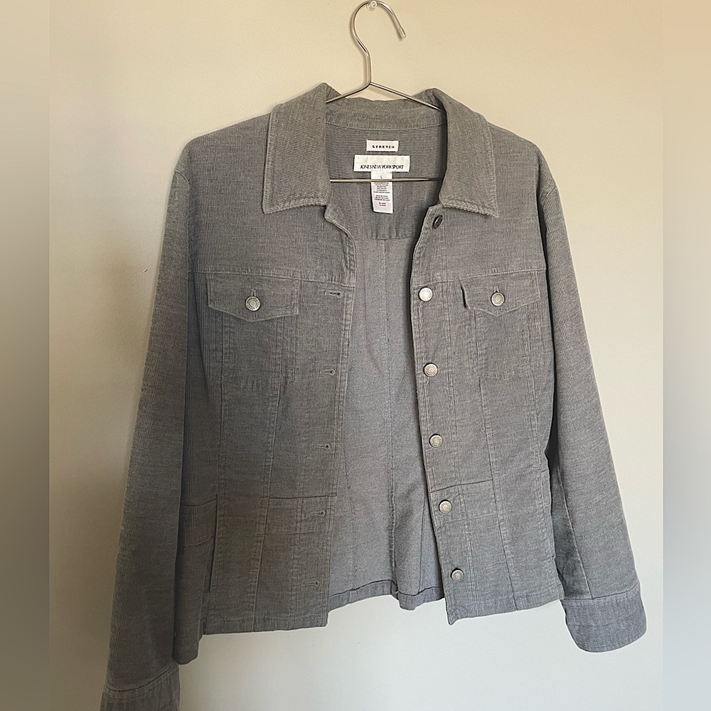 Jones New York Jacket, Gray, Size 12
